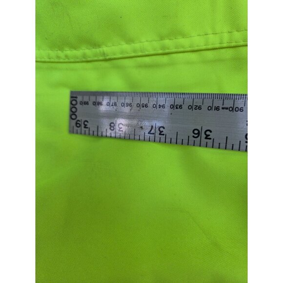 Tingley Men's High-Visibility Reflective Raincoat 2XL Yellow Waterproof - Picture 10 of 12